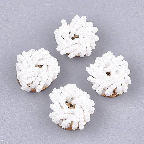 Glass Seed Beads Cabochons
