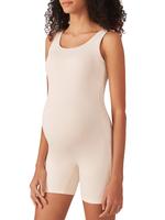 POSHDIVAH Women's Maternity Bodysuit Pregnancy Shapewear Double Lined Sleeveless Tank Top Shorts Romper Jumpsuit pregnancy su...