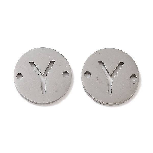 Non-Tarnish 201 Stainless Steel Hollow Flat Round Links