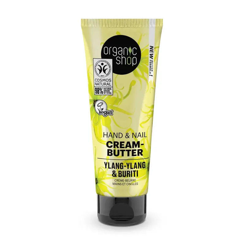 Organic Shop Ylang-Ylang Crema-Burro per Mani e Unghie 75ml