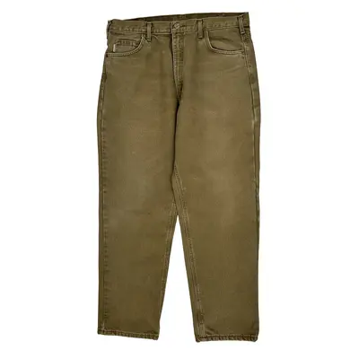 Carhartt Jeans - 36W 31L Brown Cotton