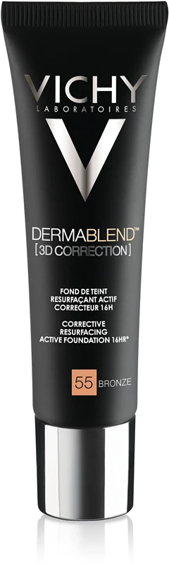 Vichy Dermablend 3D Correction Active Regenerating Foundation Corrector 16h 55 Bronze 30ml