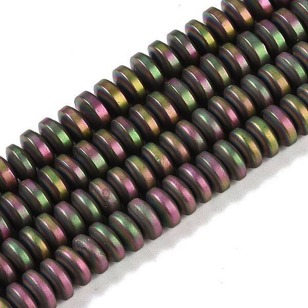 Electroplated Synthetic Non-magnetic Hematite Beads Strands