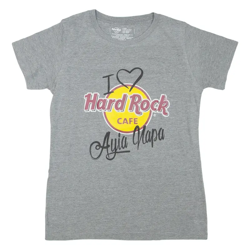 HARD ROCK CAFE Womens T-Shirt Grey L