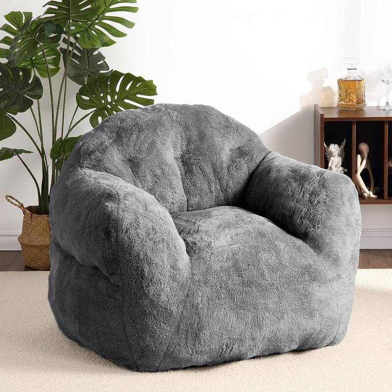 Garvee Bean Bag Chair, 39 Bean Bag Couch Kids Bean Bag Chair with Filler Included, Beanbag Chair Soft Adult Bean Bag Sofa Ch...