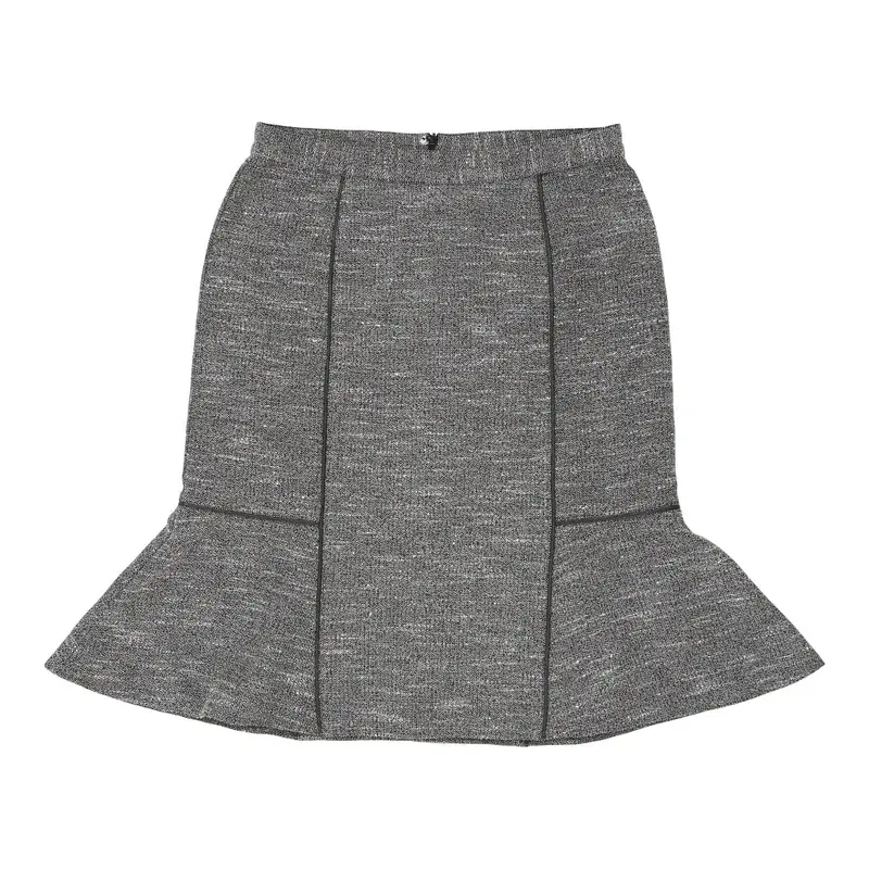 Unbranded Midi Skirt - 30W UK 10 Grey Polyester