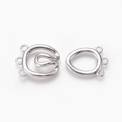 Brass Hook Clasps