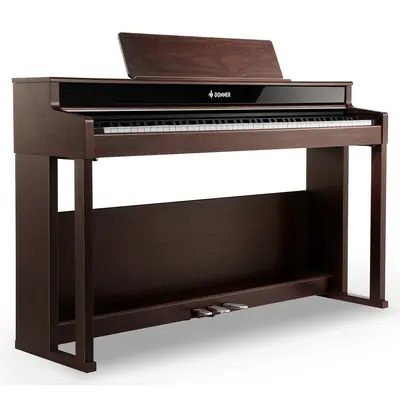 Donner DDP-400 Professional Digital Piano - Brown / Piano