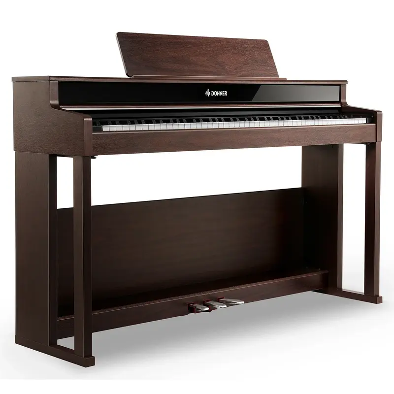 Donner DDP-400 Professional Digital Piano - Brown / Piano
