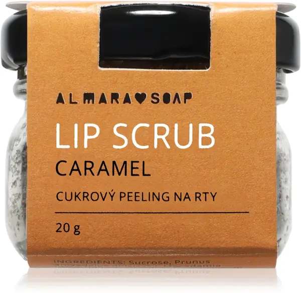Almara Soap Caramel Sugar Lip Scrub 20 G