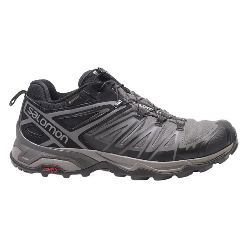 SALOMON Sneaker Trainers Black Synthetic Mens UK 7.5