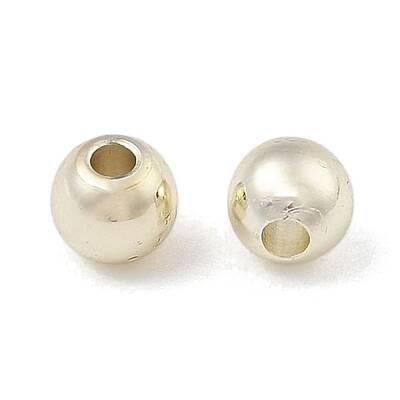 Rack Plating Brass Round Beads