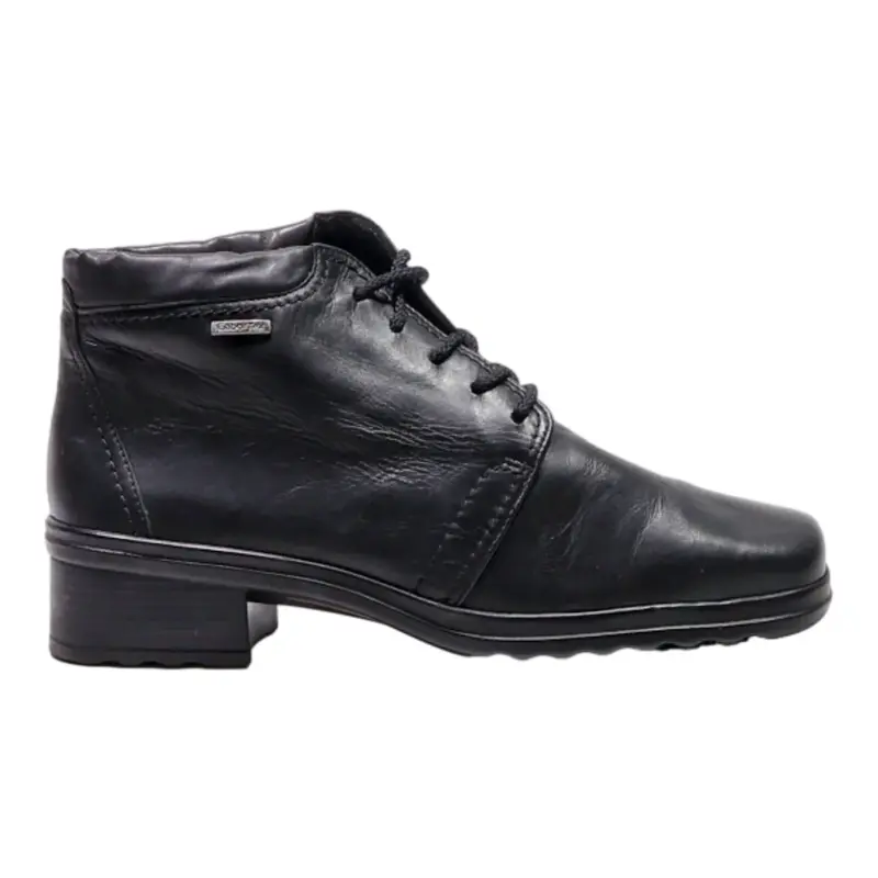 GABOR Ankle Boots Black Leather Womens UK 3.5