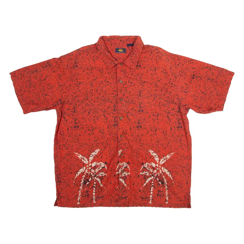 Mens Shirt Red 90s XL