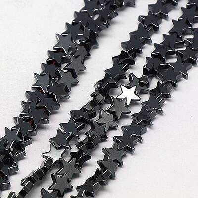 Electroplate Non-magnetic Synthetic Hematite Beads Strands