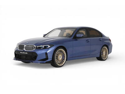 2024 BMW Alpina B3 GT Saloon Blue Metallic 1/18 Model Car by GT Spirit