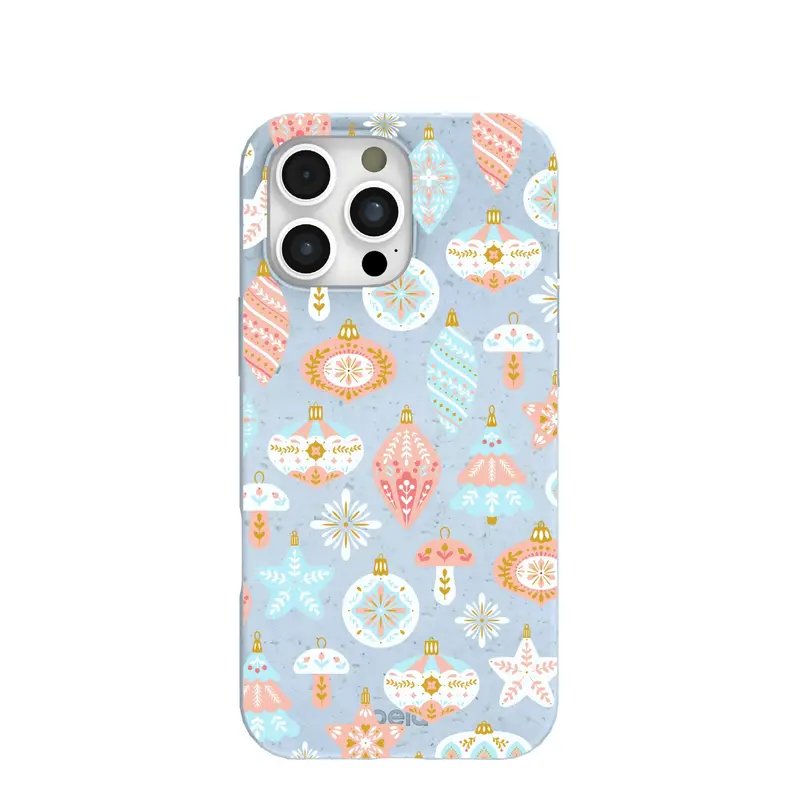 Powder Blue Bauble Blues iPhone 16 Pro Max Case