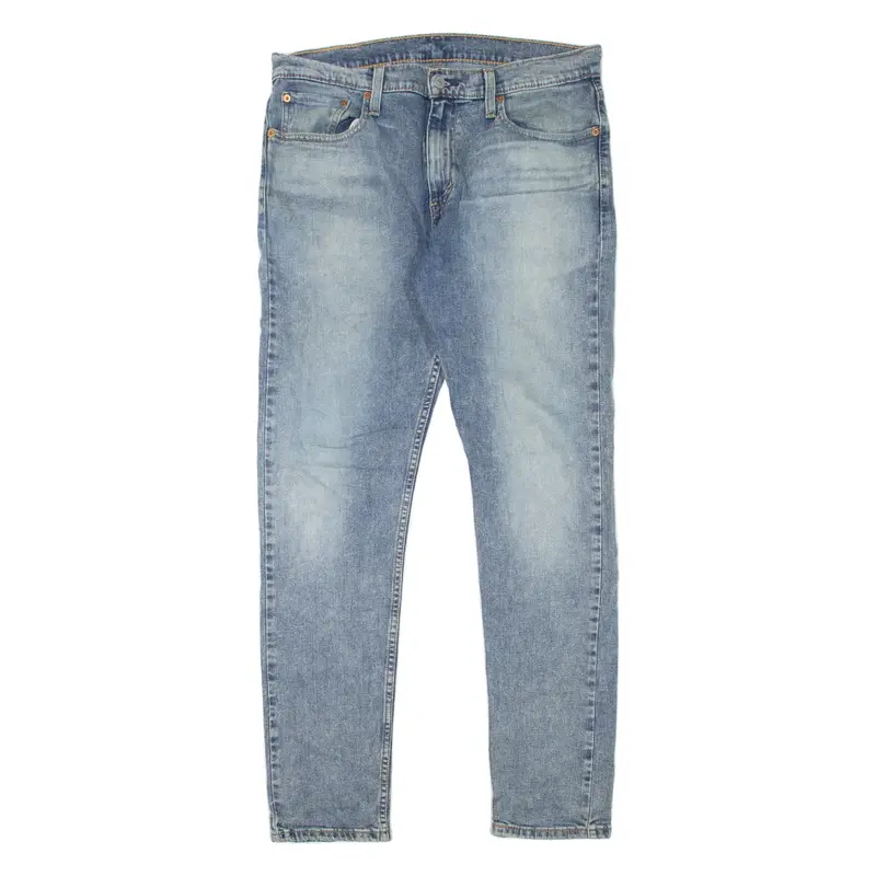 LEVI'S 512 Jeans Mens Blue Slim Tapered Stone Wash W33 L32