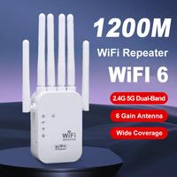 Dual Band WiFi Extender with Ethernet 1200Mbps Wireless WiFi Repeater WIFI Range Extender WiFi Signal Booster 2.4G 5G Dual-ba...