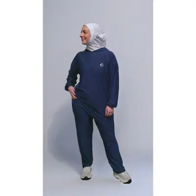 The Hooded Top in Navy