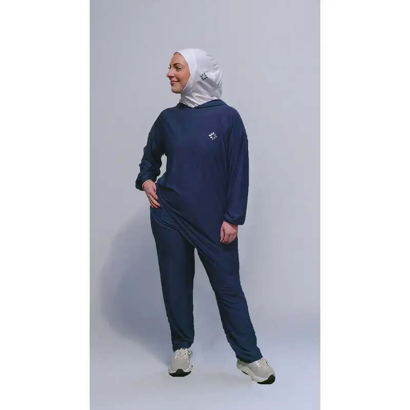 The Hooded Top in Navy