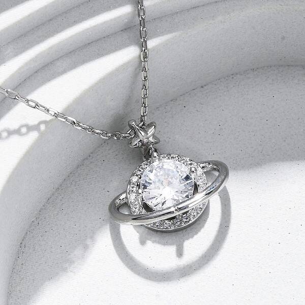 Brass Micro Pave Cubic Zirconia Star Pendant Necklaces for Women