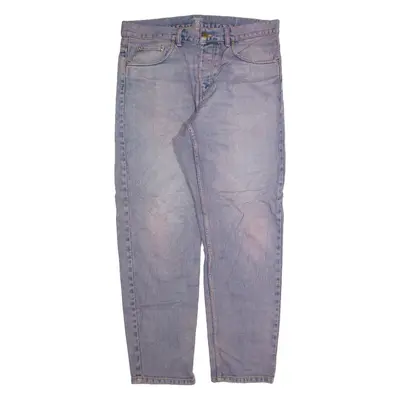 CARHARTT Newel Mens Jeans Pink Regular Tapered W32 L29