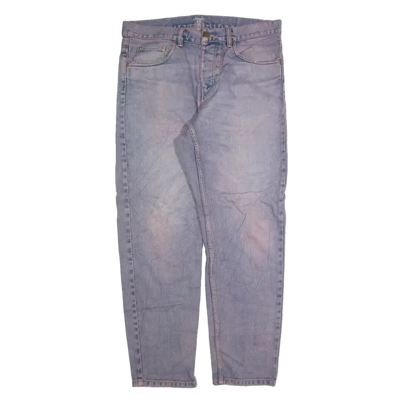 CARHARTT Newel Mens Jeans Pink Regular Tapered W32 L29