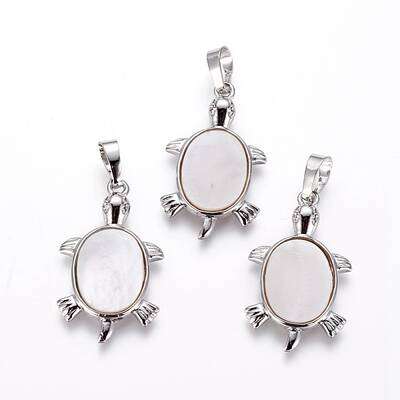 Natural White Shell Mother of Pearl Shell Pendants