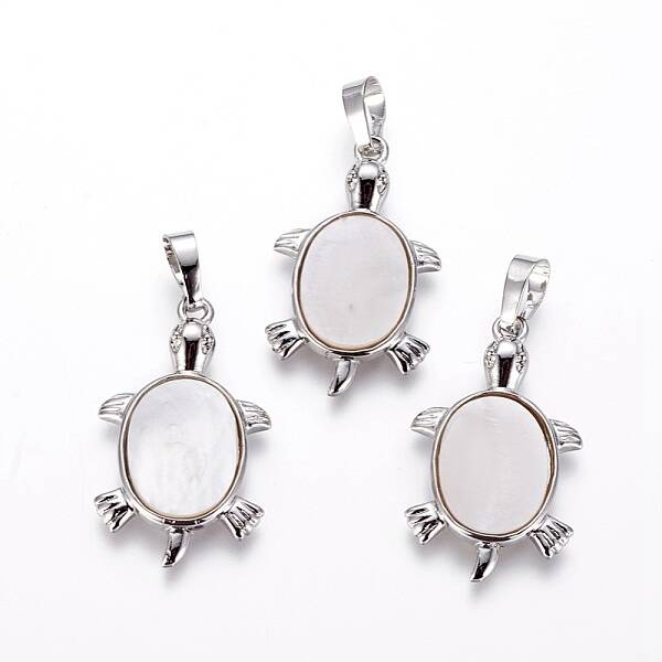 Natural White Shell Mother of Pearl Shell Pendants