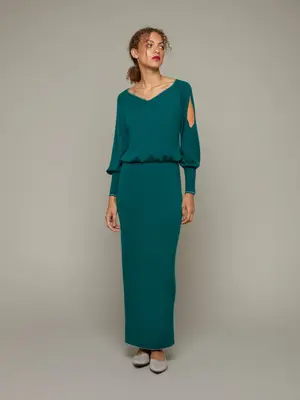 KYLE | Merino Knit Maxi Dress | Size: XS