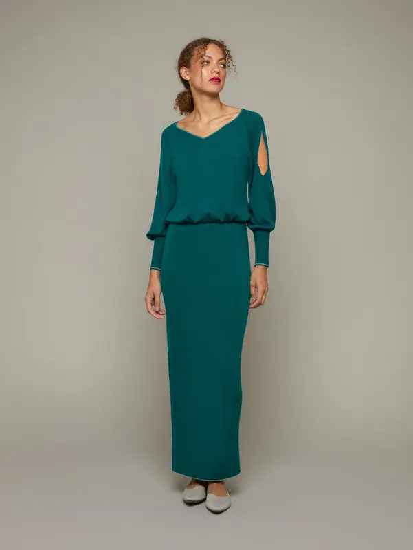 KYLE | Merino Knit Maxi Dress | Size: XS