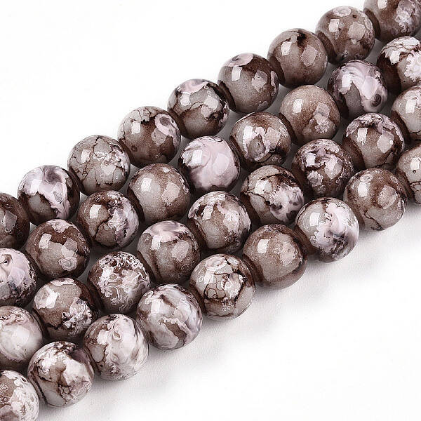 Baking Painted Glass Beads Strands