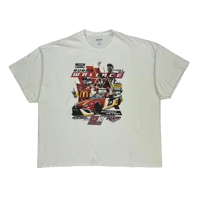 Bubba Wallace Nascar Nascar T-Shirt - 4XL White Cotton