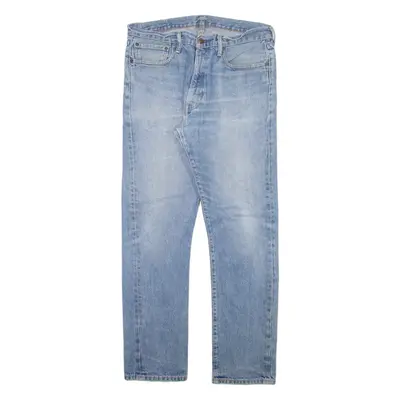 LEVI'S 505 C Mens Jeans Blue Regular Straight Stone Wash W36 L32