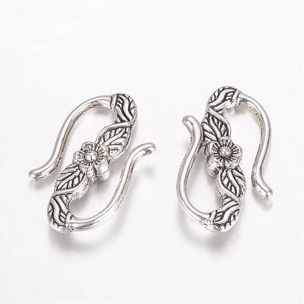 Tibetan Style Alloy Hook and S-Hook Clasps