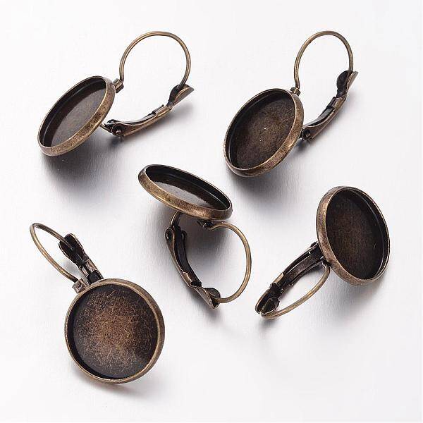 Brass Leverback Earring Findings