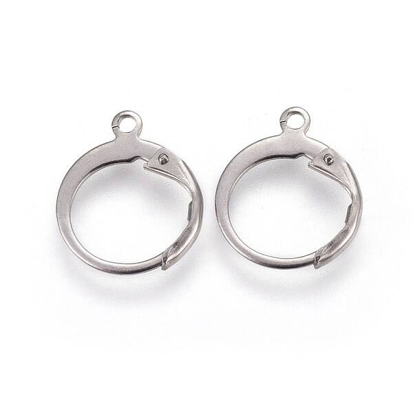 Tarnish Resistant 304 Stainless Steel Leverback Earring Findings