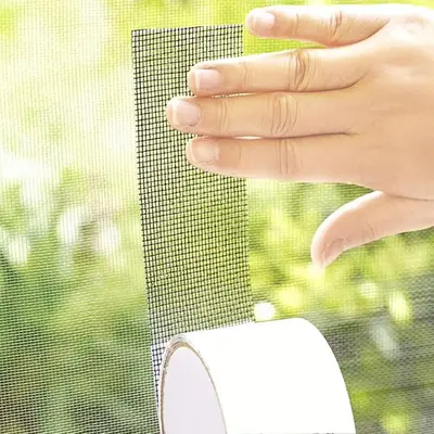 Window Screen Repair Tape, Self-adhesive Mesh Window Screen Repair Patch, Household Home Office Supplies
