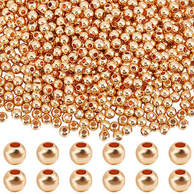 700Pcs Rack Plating Brass Beads