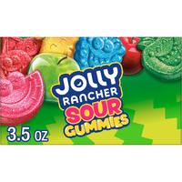 Jolly Rancher Sour Gummies Assorted Fruit Flavored Candy Box 3.5 oz Sweet Snack Treats