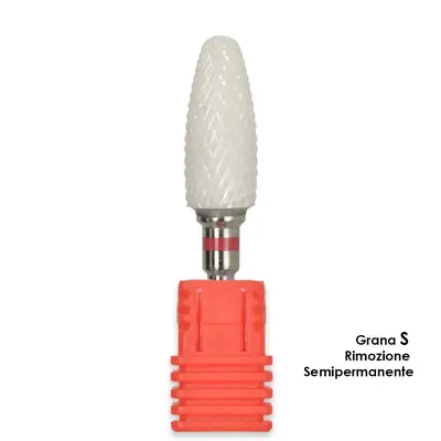 Melcap ceramic cutter tip shark shape grit s for semi-permanent removal