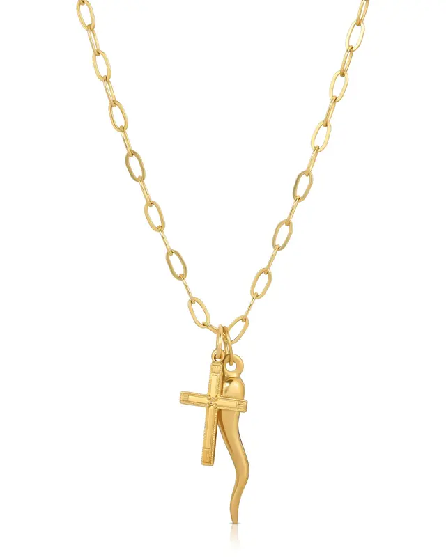 Italia Necklace | Metal Color: Gold