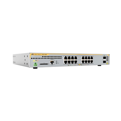 AT-X230-18GP-10 Allied Telesis x230 Series 16 x Ports 1000Base-T + 2 x Ports SFP Rack-mountable Layer 3 Managed Gigabit Ether...