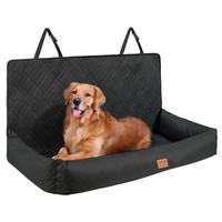 VEVOR Dog Car Seat, Waterproof Dog Booster Seat for Car, Pet Car Seat with Clip-On Safety Leash, PP Cotton Filling, Dog Car B...