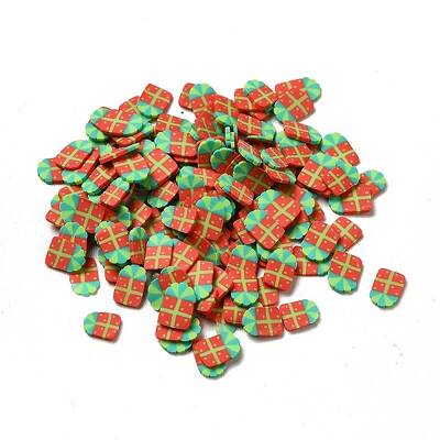 Christmas Theme Handmade Polymer Clay Beads