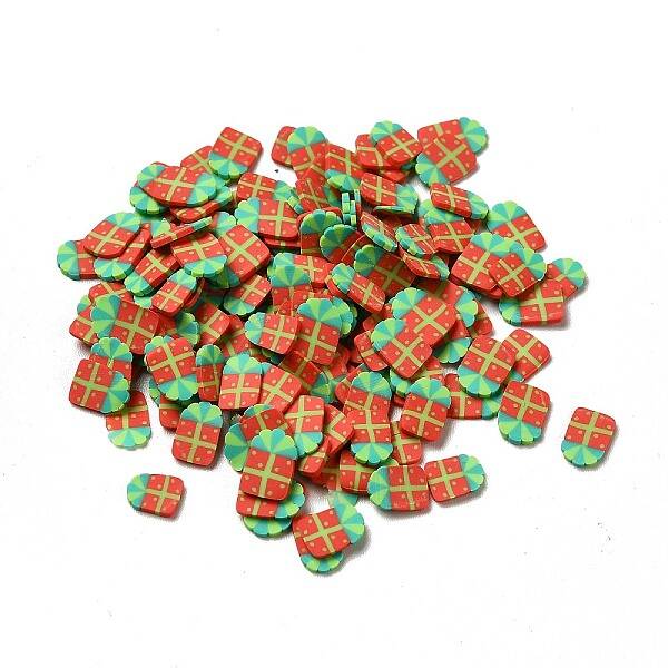 Christmas Theme Handmade Polymer Clay Beads