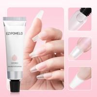 ezipomelo Solid Nail Glue Gel, 30g Glue Gel on Nails for Clear Tips Super Strong Adhesive for Acrylic Extensions Press On Fak...