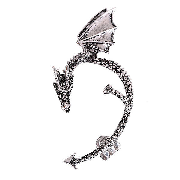 Alloy Dragon Cuff Earrings
