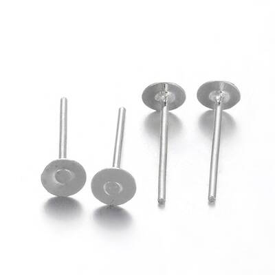 Rack Plating Iron Ear Studs Findings